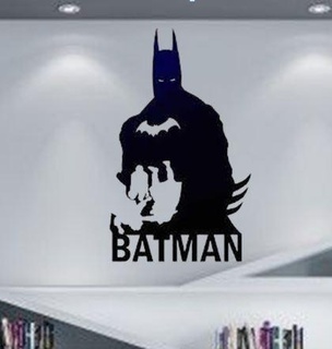 batman sculpture art mur décoration chambre enfants super héros 3d print model - Mito3D