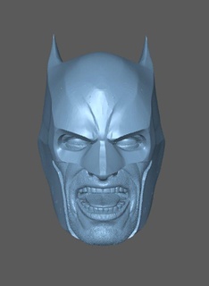 Batman urlare dc i fumetti Batman urlare dc i fumetti 3d print model - Mito3D