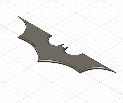 batman shuriken kunai cuchillo de gettare gadget 3d print model - Mito3D