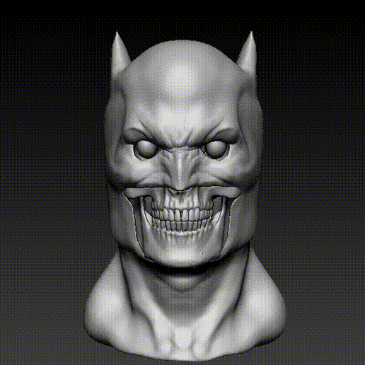 Batman Schädel 3D print model - Mito3D