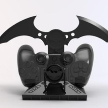 batman ficar pé carregador base Super heróis dc maravilha histórias quadrinhos jogador ps ps3 ps4 xbox 3d print model - Mito3D
