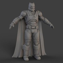 batman superman armor - dc comics 3d print model - Mito3D