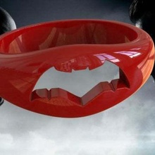 batman Super homen anel 2 argolas 3d print model - Mito3D