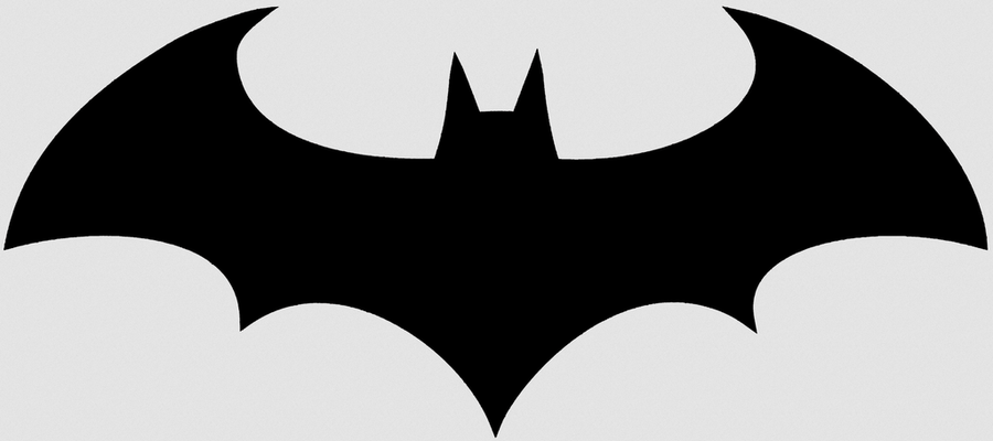batman symbol lithophane art light 3d print model - Mito3D