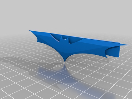 batman kravat bar Batarang tarz klips Aksesuarlar 3d print model - Mito3D