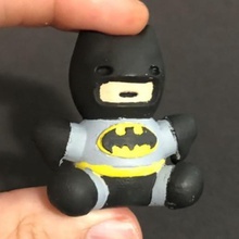 batman tiny key chain option dc comics toy 3d print model - Mito3D