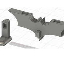batman usb çeşitli geek dayak destek dekorasyon deco 3d print model - Mito3D