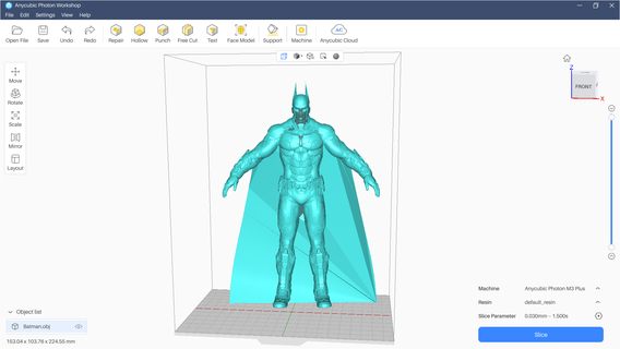 batman v2 Game statue 3d print model - Mito3D