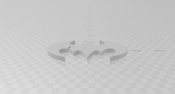batman parede arte 3d print model - Mito3D