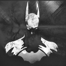 batman mur monter super héros jouet logo symbole cintre pendre pochoir peindre vaporisateur dc 3d print model - Mito3D
