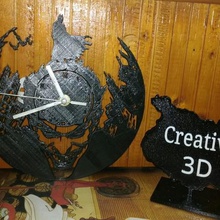 batman reloj casa 3d print model - Mito3D