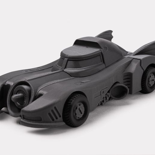 batmobile 1989 pliable 4d 3D print model - Mito3D