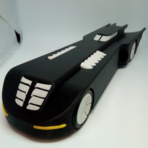 batmobile della serie animata vari divertente giocattolo auto gotham batman 3D print model - Mito3D