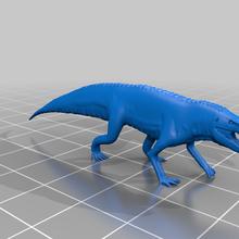 batracotromo gioco mini miniatura paleoart paleontologia animali 3d print model - Mito3D