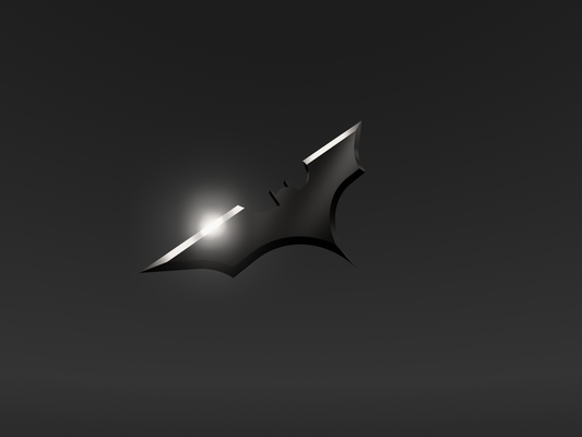 batrang batman batarang cosplay haute qualité jeu modèle escaladé 3d print model - Mito3D