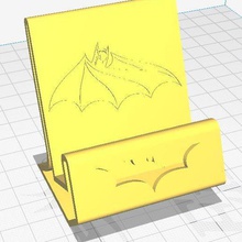 batsupport jogo de suporte batman 3d print model - Mito3D
