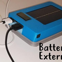 batterie externe solaire gadget 3d print model - Mito3D