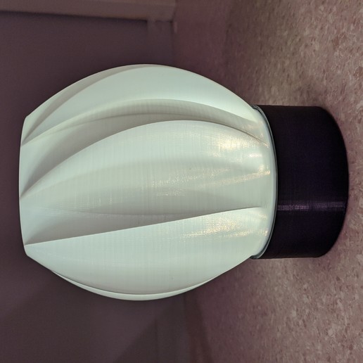 alimentato a batteria, la lampada led casa luce art regalo sul comodino ambiente 3D print model - Mito3D