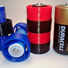 Batterie-adapter aa tool 3d print model - Mito3D