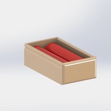 caixa de bateria 18650 ferramenta a caixote 3d print model - Mito3D