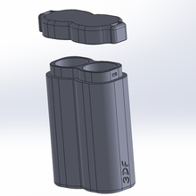 Batterie Box 18650s Gadget vaping 18650 3d print model - Mito3D