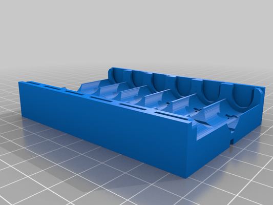 battery box 6 aa cells electronics 3d print model - Mito3D
