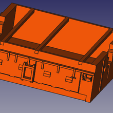 battery box mehano 51 sncb ho various miniature train railway modelism scale 3d print model - Mito3D