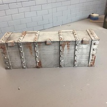 caixa de bateria rc1 10 metal typer vários rc a escala gangue 93 pack baterias axial vaterra trx4 taraxxas controle remoto 1 3d print model - Mito3D