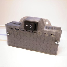 cassa di batteria 18650 camera caricabatterie step-up converter strumento titolare porta lipo l'elettronica 3d print model - Mito3D