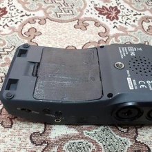battery cover zoom h6n audio recorder gadget door mic handheld loose 3d print model - Mito3D