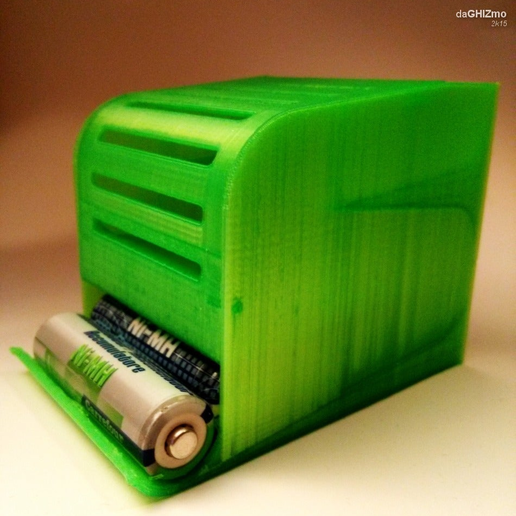 batteria dispenser casa dosaggio i contenitori 3D print model - Mito3D