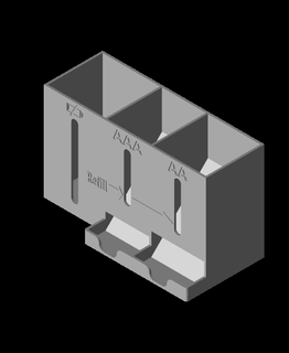 battery dispenserstl 3d print model - Mito3D