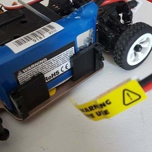 battery holder - k989 rccar wltoys r/c_vehicles 3d print model - Mito3D