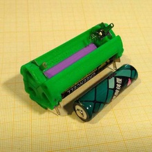 Batteriehalter 3x 14500 aa tool aa-Batterie-Halter Batterie-Halter - Elektronik 3d print model - Mito3D