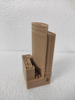battery park city building 4 times square conde nast four skyscraper architecture landmark sightseeing new york nyc ny us american office exterior 3d print model - Mito3D