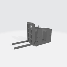 batteria alimentato forchetta sollevamento elettrico magazzino 3d print model - Mito3D