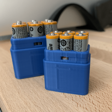 battery storage 6 aaa home household 3d print model - Mito3D
