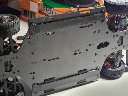 battery strap guard rlaarlo ak787 dual motor Tools carbonfiber scrape protection 3d print model - Mito3D