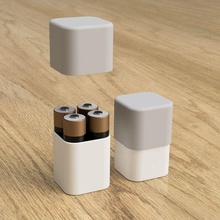 battery travel case 3d print model - Mito3D