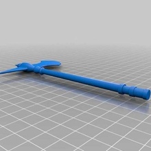 battle axe hand_tools 3d print model - Mito3D