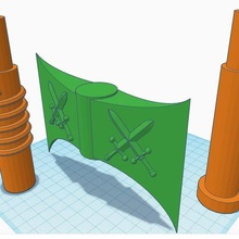 battle axe 3d print model - Mito3D