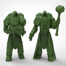 batalha de irmãos mais roupões engrenagem jogo brinquedo warhammer 40k espaço onepagerules fuzileiros navais 3d print model - Mito3D