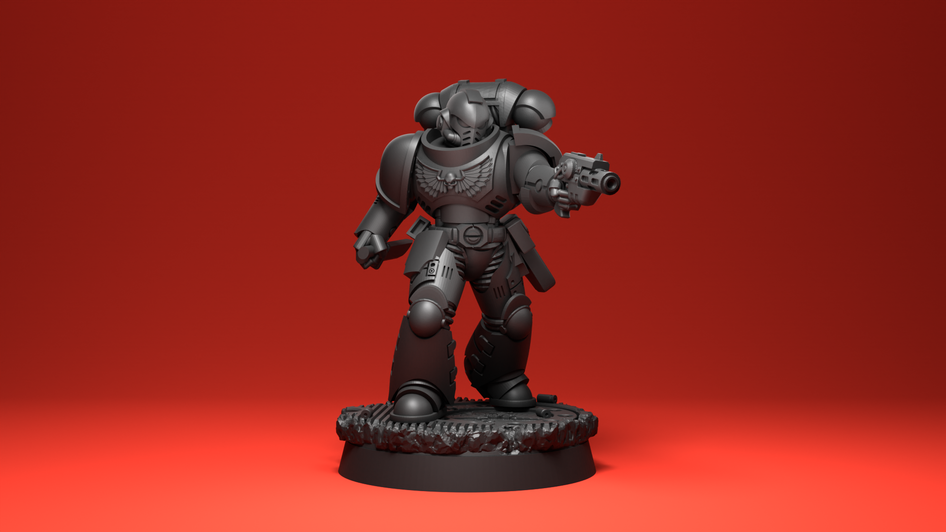 battaglia compagno 1 bit modello gioco spazio soldati warhammer 3D print model - Mito3D