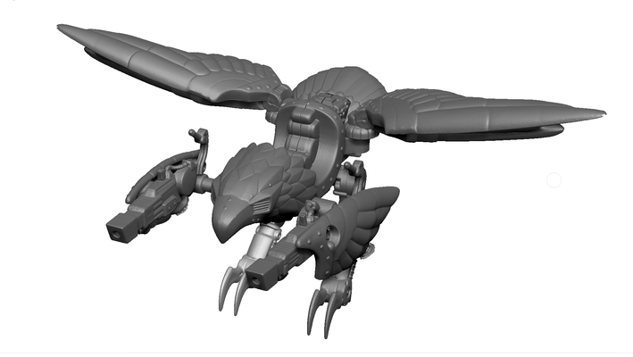 battle hawk 200x 3d print model - Mito3D
