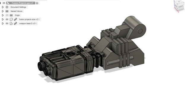 batalha mestre substituição arma fogo transformadores brinquedo acessórios açao figuras 3d print model - Mito3D