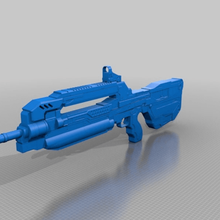 battle rifle 1 halo guardiani gioco fucile d'assalto battaglia prop il video pistola oggetti di scena 3d print model - Mito3D