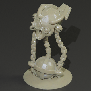 battle sisters cherub sororitas servitor skull 28mm sci-fi 3d print model - Mito3D