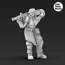 battle sisters fanatic warhammer 40k of onepagerules 3d print model - Mito3D