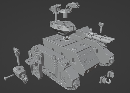 batalla tanque 3d print model - Mito3D
