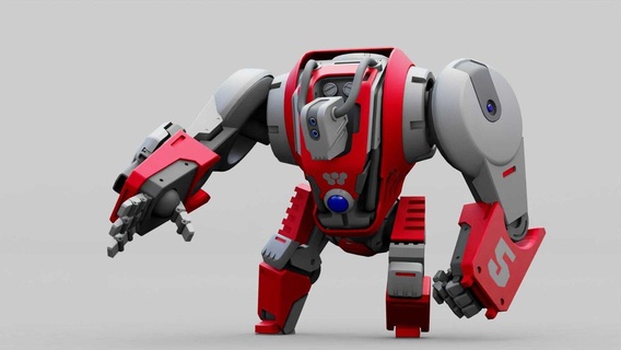 Battlebot Jeu jouets 3d print model - Mito3D